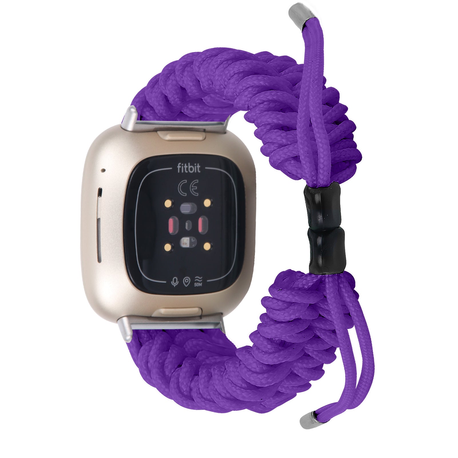 For Fitbit Versa 4 Sense 2 Smart Watch Band Adjustable Braided Wrist Strap For Fitbit Versa 4 Sense 2 Smart Watch Band Adjustable Braided Wrist Strap